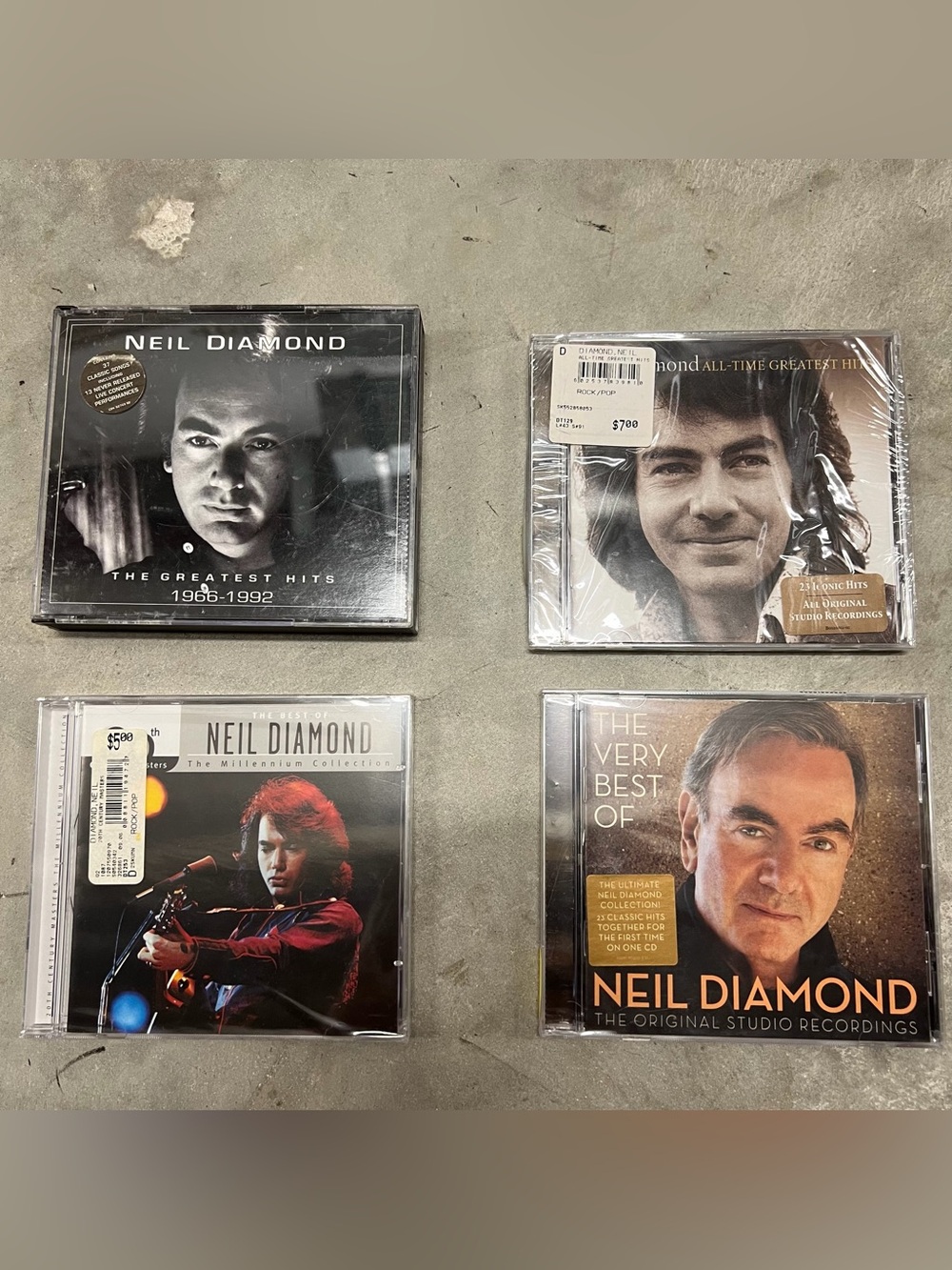 Neil Diamond: Lot Of 4 All-time Greatest Hits CD, Sealed  Read Description